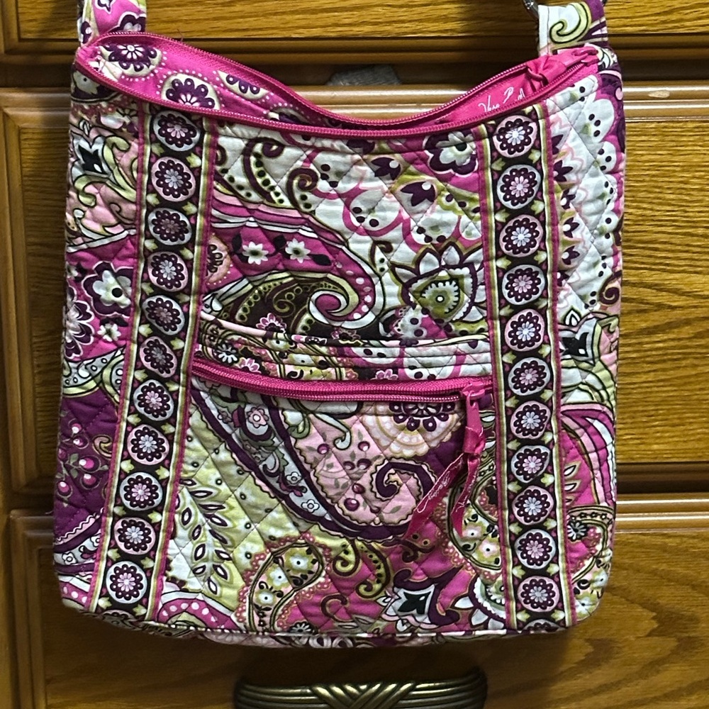 Vera Bradley Very Berry Paisley Hipster Crossbody Bag